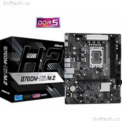 ASRock MB Sc LGA1700 B760M-H2, M.2, Intel B760, 2x