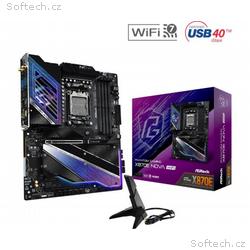 ASRock MB Sc AM5 X870E NOVA WIFI, AMD X870, 4xDDR5