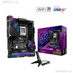 ASRock MB Sc AM5 X870 RIPTIDE WIFI, AMD X870, 4xDD
