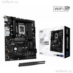 ASRock MB Sc LGA1851 B860 Pro-A WiFi, Intel B860, 