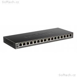 D-Link DGS-1016S 16-Port 10, 100, 1000Mbps Unmanag