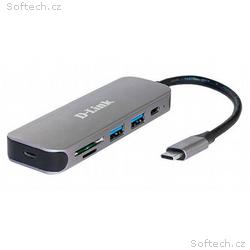 D-Link DUB-2325 USB-C Hub with SD, microSD Card Re