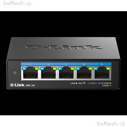 D-Link DMS-105, E 5-port 2.5G Multi-Gigabit QoS IG