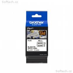 BROTHER FLe-2511 předřezané štítky - černá na bílé