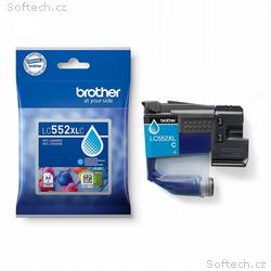 Brother LC-552XLC - inkoust azurový XL