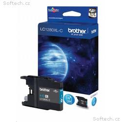 BROTHER INK LC-1280XLC, azurový inkoust pro MFC-J6
