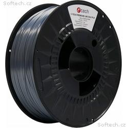 C-TECH Tisková struna (filament) PREMIUM LINE, Sil