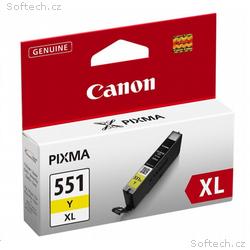 Canon CARTRIDGE CLI-551Y XL žlutá pro Pixma iP, Pi