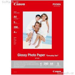 Canon fotopapír GP-501 A4, 10x15 cm, lesklý, 5 ks,