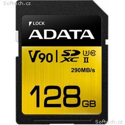 ADATA SDXC karta 128GB UHS-II U3 Class 10, Premier