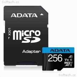 ADATA MicroSDHC karta 256GB UHS-I Class 10, Premie