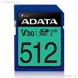 ADATA SDXC karta 512GB Premier Pro UHS-I U3 Class 