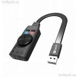 C-TECH Zvuková karta SC-7Q, 7.1 surround sound, au