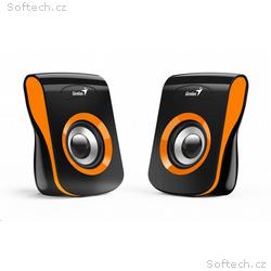 GENIUS repro SP-Q180 Orange, 2.0, 6W, USB napájení