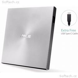 ASUS DVD ZenDrive SDRW-08U9M-U SILVER, External Sl