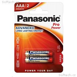 PANASONIC Alkalické baterie Pro Power LR03PPG, 2BP