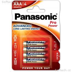 PANASONIC Alkalické baterie Pro Power LR03PPG, 4BP