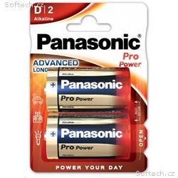 PANASONIC Alkalické baterie Pro Power LR20PPG, 2BP