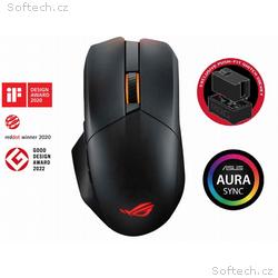 ASUS myš ROG Chakram X Origin, RGB, Bluetooth, čer