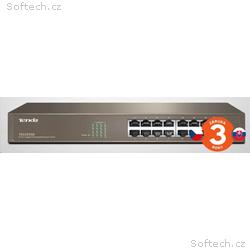 Tenda TEG1016D 16-port Gigabit Ethernet Switch, 10