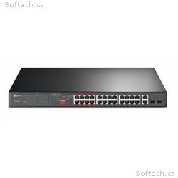 TP-Link CCTV switch TL-SL1226P (24x100Mb, s, 2xGbE