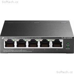 TP-Link Easy Smart switch TL-SG105MPE (5xGbE, 4xPo
