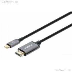 Manhattan kabel USB-C na HDMI, USB-C Male na HDMI 