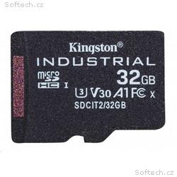 Kingston MicroSDHC karta 32GB Industrial C10 A1 pS