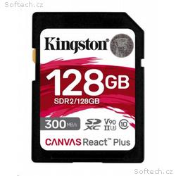 Kingston SDXC karta 128GB Canvas React Plus SDXC U