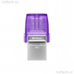 Kingston Flash Disk 64GB DataTraveler microDuo 3C 