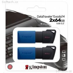 Kingston 64GB USB3.2 Gen 1 DataTraveler Exodia M (