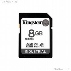 Kingston SDHC karta 8GB Industrial pSLC