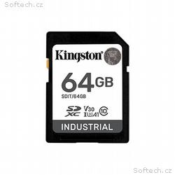 Kingston SDXC karta 64GB Industrial pSLC