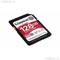 Kingston SDXC karta 128GB Canvas React Plus, UHS-I