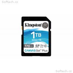 Kingston SDXC karta 1TB Canvas Go! Plus, R:170, W: