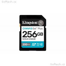 Kingston paměťová karta 256GB microSDXC Canvas Go 