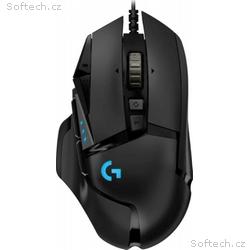 Logitech Herní myš G502 Hero, USB, Drátová USB, 16