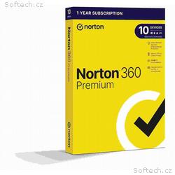 NORTON 360 PREMIUM 75GB +VPN 1 uživatel pro 10 zař