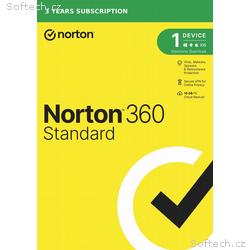 NORTON 360 STANDARD 10GB + VPN 1 uživatel pro 1 za