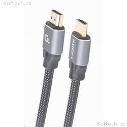GEMBIRD Kabel HDMI 2.0, 1m, opletený, černý, blist