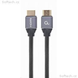 GEMBIRD Kabel HDMI 2.0, 5m, opletený, černý, blist