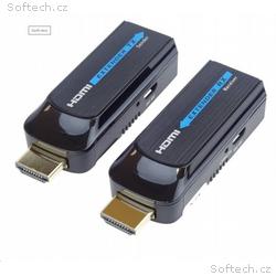 PremiumCord HDMI FULL HD extender na 50m přes jede