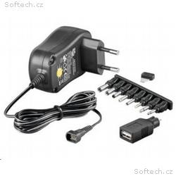 Goobay Univerzální napájecí adaptér 230V, 3-12V st