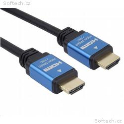 PREMIUMCORD Kabel HDMI - Ultra HDTV, 2m (kovové, z