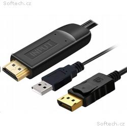 PremiumCord Kabel HDMI 2.0 na DisplayPort 1.2 pro 