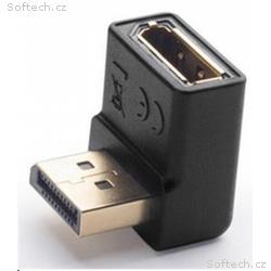 PremiumCord DisplayPort 1.2 dolů zahnutý adapter 9