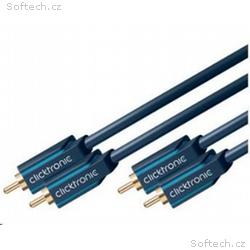 ClickTronic HQ OFC kabel 2x Cinch - 2x Cinch RCA, 