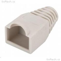 PremiumCord 25ks Krytek konektoru RJ45 - šedivá