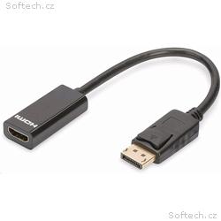 C-Tech Adaptér Displayport na HDMI, M, F