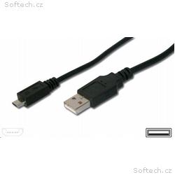 PREMIUMCORD Kabel USB 2.0 A-Micro B propojovací 0,
